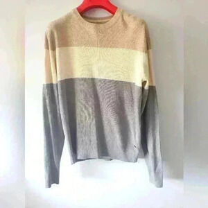 LOIS men's cotton colour block sweater  size medium.
